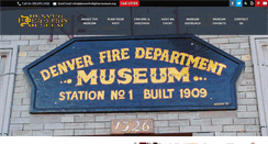 Desktop Screenshot of denverfirefightersmuseum.org