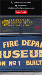 Mobile Screenshot of denverfirefightersmuseum.org