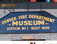 Tablet Screenshot of denverfirefightersmuseum.org